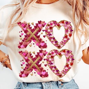 XOXO Valentijnsdag hartglitter png, Valentijn png, Valentijnsdag png, Xoxo png, valentijn png-ontwerpen, Coquette Valentine png Vday