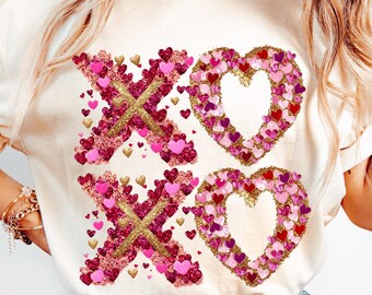XOXO Valentinstag Herz Glitter png, Valentinstag Png, Valentinstag Png, Xoxo Png, Valentinstag Png Designs, Coquette Valentine Png Vday