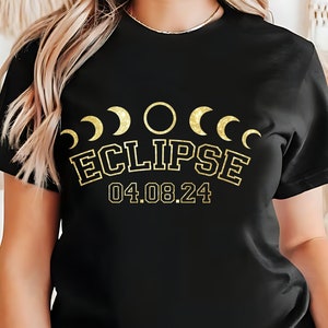 Total Solar Eclipse 2024 Varsity SVG PNG, April 8 2024 svg, Solar Eclipse 2024 Png, Glitter Eclipse Shirt, Astronomy Svg
