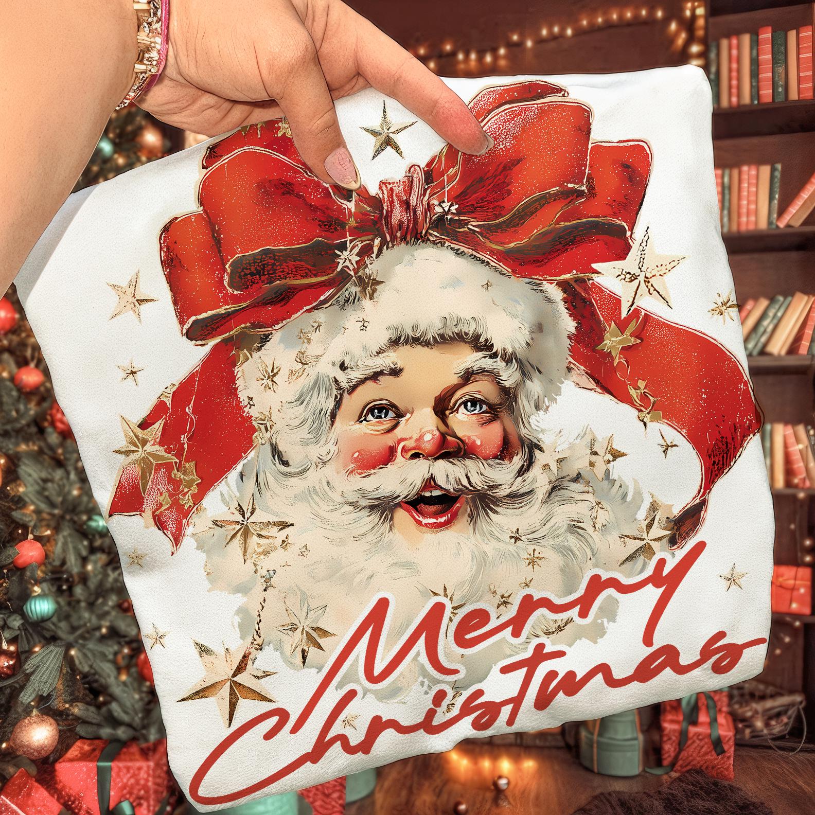 Vintage Glitter Santa - Etsy display picture 1
