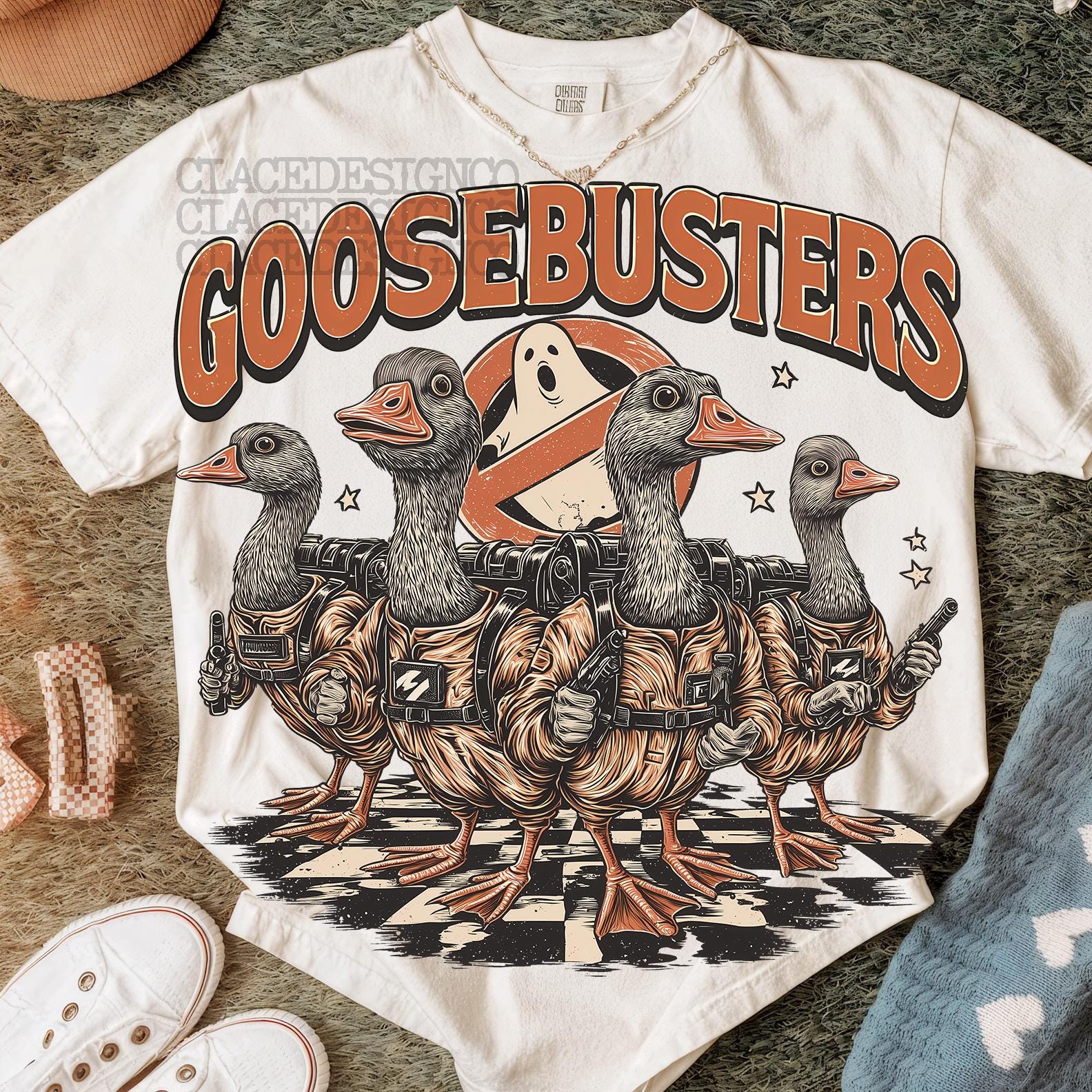 Goosebusters Halloween Png, Halloween Png, Goose Png, Spooky Goosey Sublimation, Funny Trendy Halloween,Goosebumps Png, Goose Halloween Png