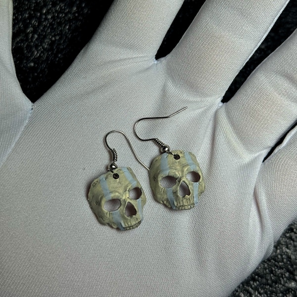 MW2 Ghost Skull Mask Earrings,Warzone Ghost Mask Earrings,Call of Duty Earring,gaming accessories