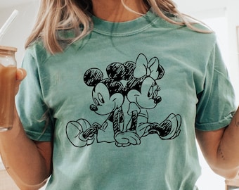 Vintage 90s Mickey Minnie Mouse by Jerry Leigh Walt Disney White