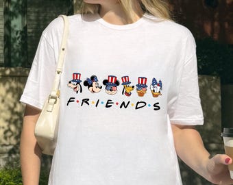 Disney Mickey And Friends American Shirt, 4th Of July Disney Shirt, Mickey 4th Of July Shirt,, Disney Patriotic Tee, Disney USA Shirt