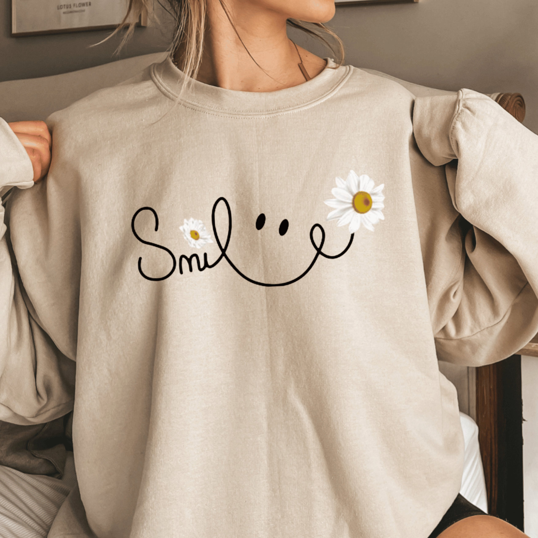Daisy Sweatshirt - Etsy