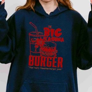 Sudadera Big Kahuna Burger Pulp Fiction Sudadera genial para regalar, Sudadera Big Kahuna Burger Pulp Fiction Samuel L Jackson, Sudadera Vincent Vega
