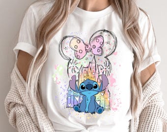 Stitch Shirt, Disney Tee, Disney Stitch Shirt, Stitch Disneyworld Shirt, Disney Vacation Shirts, Disney Castle Shirt, Magic Kingdom Shirt