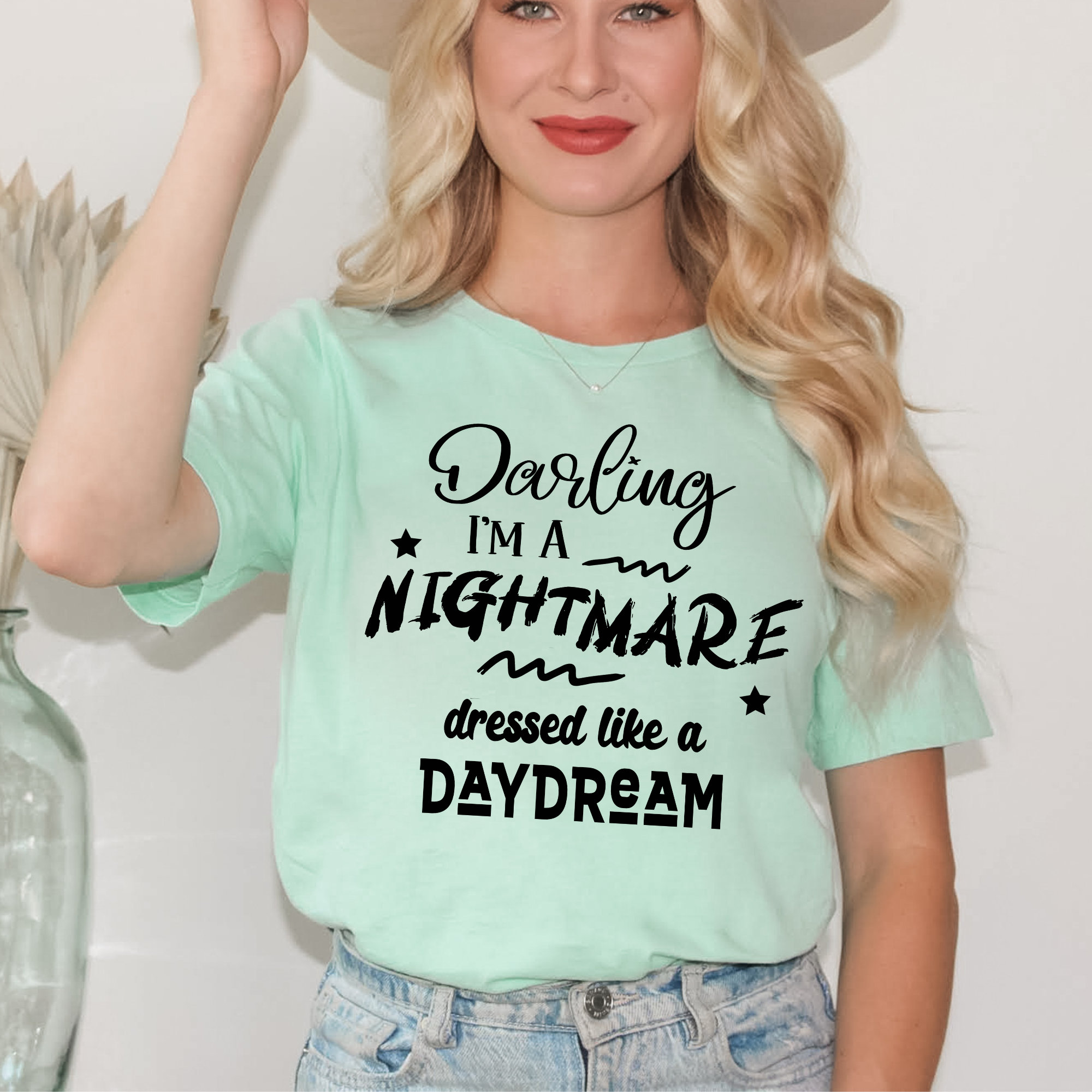 nightmare dressed like a daydream shirt Darling I'm A Nightmare Dressed Like A Daydream T-shirt, Concert Tee,  Graphic Tshirt, Swiftie Concert Shirt, Swift Tour Gift, Swift Lyric
