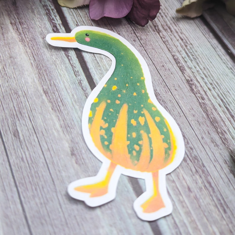 Gourd Goose - Funny Animal Sticker, Vinyl Sticker for Laptop or Water Bottle image 6