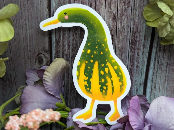 Gourd Goose - Funny Animal Sticker, Vinyl Sticker for Laptop or Water Bottle