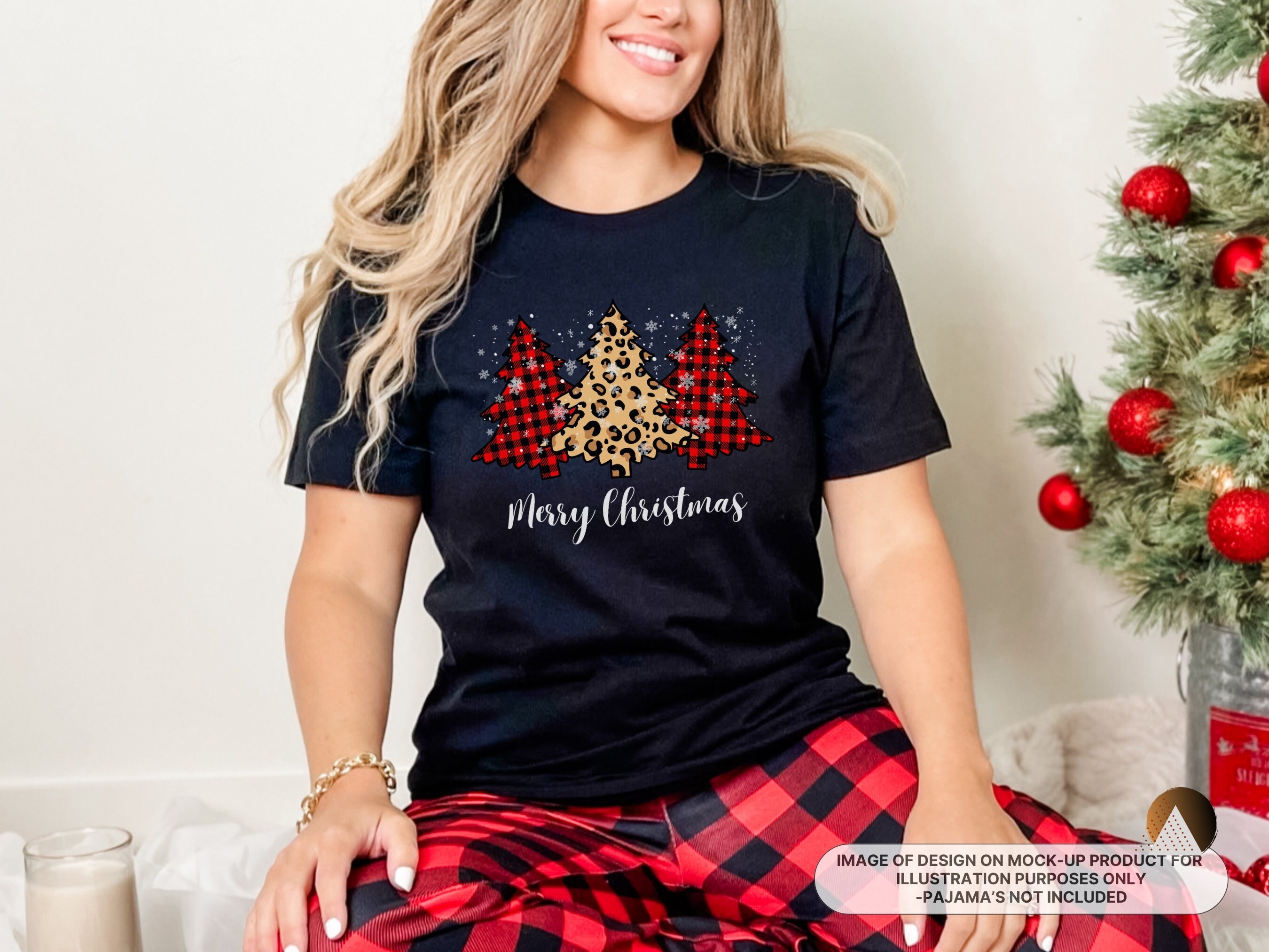 Buffalo Plaid Christmas T-shirt | Merry Christmas Shirt | Christmas T ...