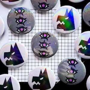 Round Holographic Pins