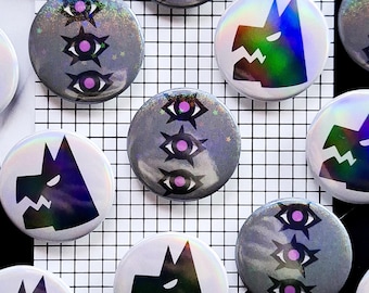 Round Holographic Pins