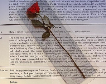 Rose - Clear Bookmark