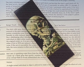 Vincent Van Gogh - Skeleton Skull with Burning Cigarette - Clear Bookmark