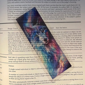 Galaxy Wolf - Clear Bookmark