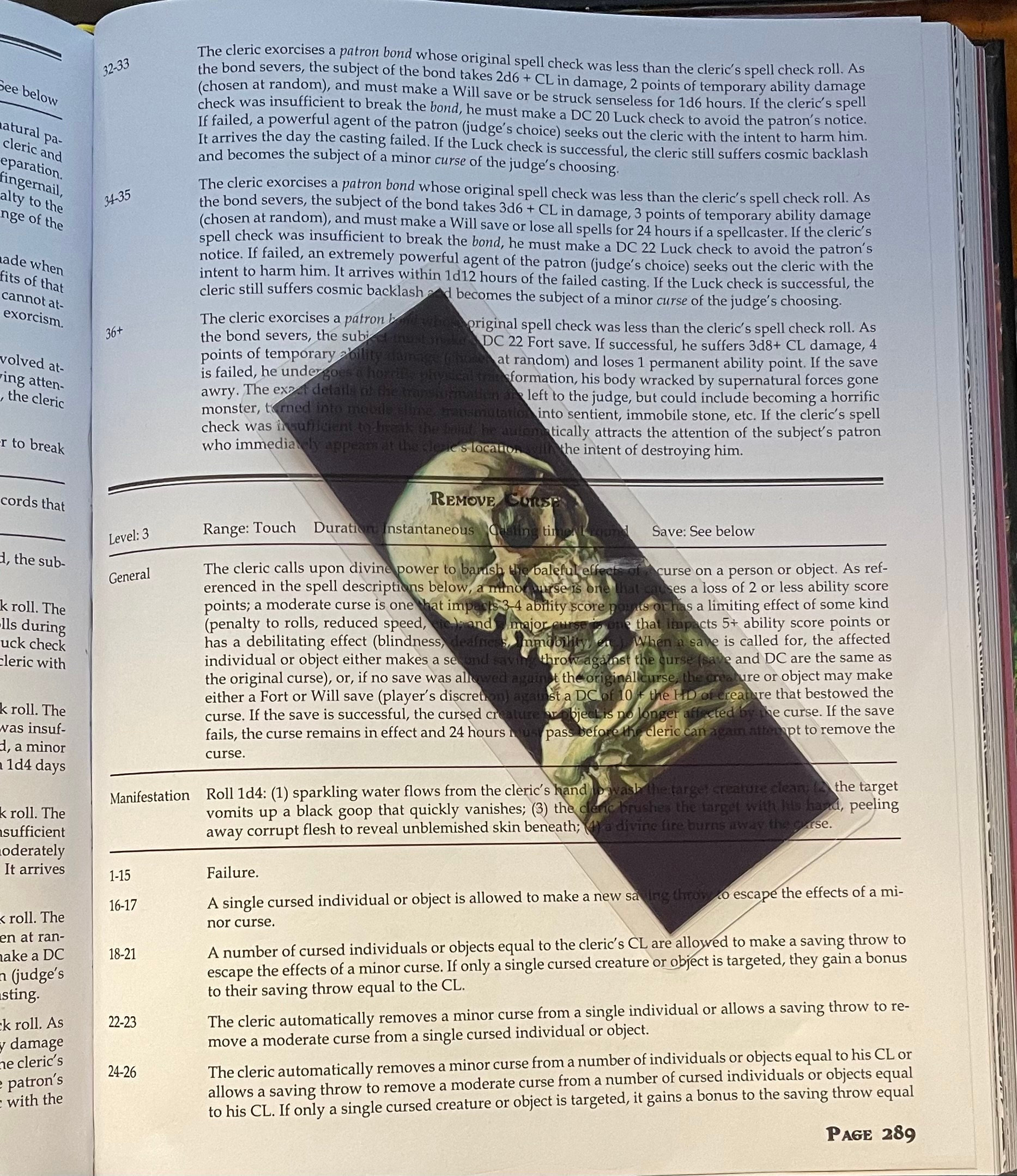 Vincent Van Gogh - Skeleton Skull with Burning Cigarette - Clear Bookmark