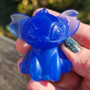Blue Opalite Stitch Figurine - Lilo and Stitch 626