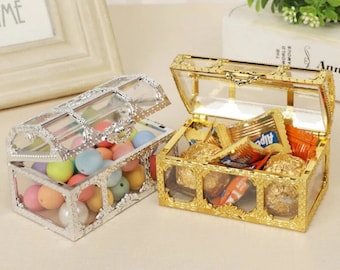 宝箱の記念品 / 金または銀の宝箱 / ミニ宝箱 / プラスチックの宝箱