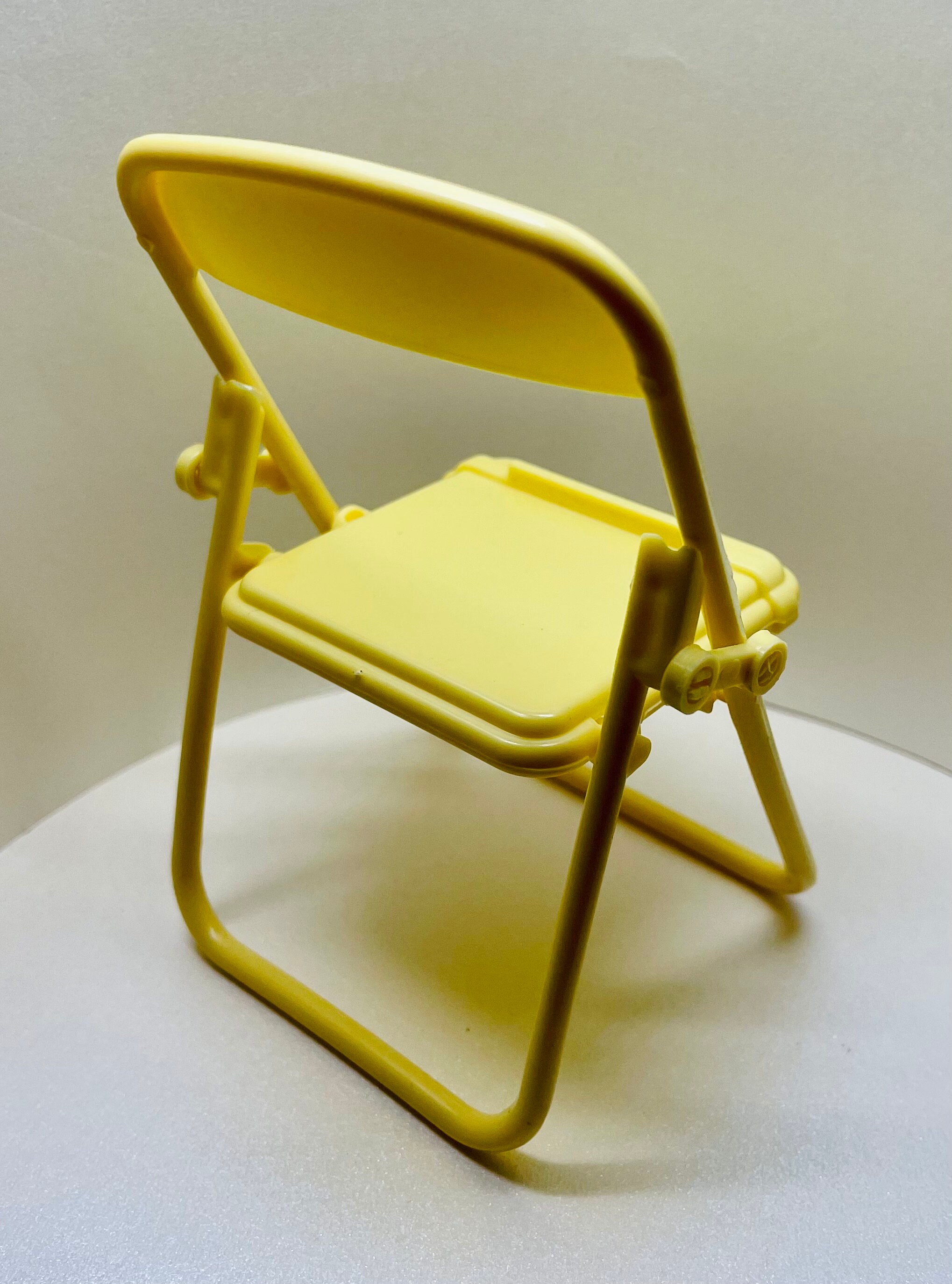 12 Chaises Pliantes Miniatures - Échelle 1/12 Pour Maison De Poupée | Déco Miniatures | Meubles Jouets | Plastique Noir
