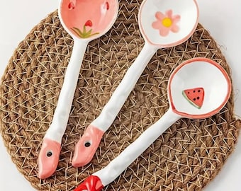 Ceramic Watercolour Spoon