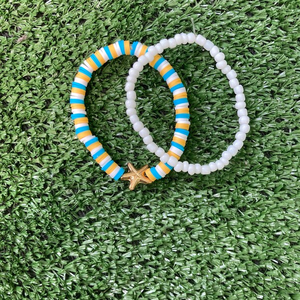 Beachy Starfish Bracelet Set