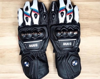 BMW Motorrad Racing Handschuhe: Rindsleder, CE Armored - Custom Fit