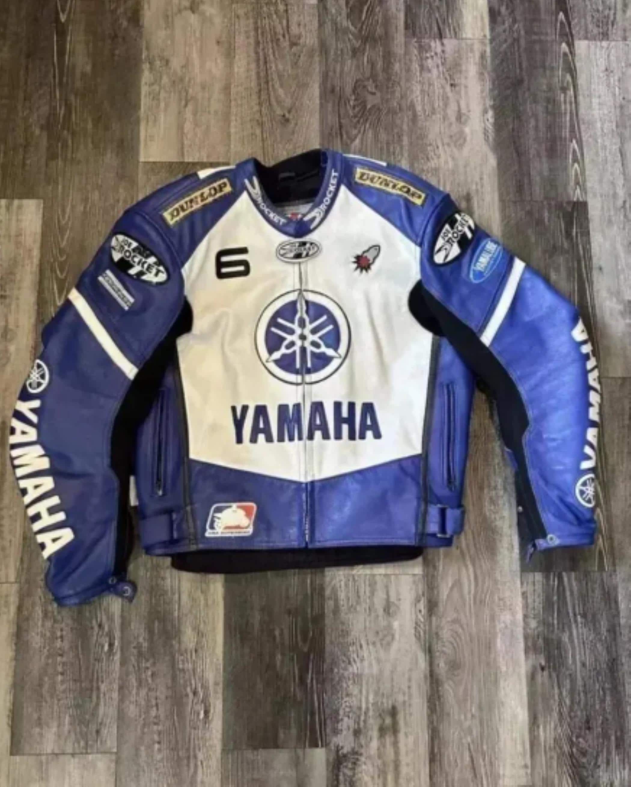 YAMAHA ヤマハ レーシングジャケット ブルー LL ヤマハ モーター