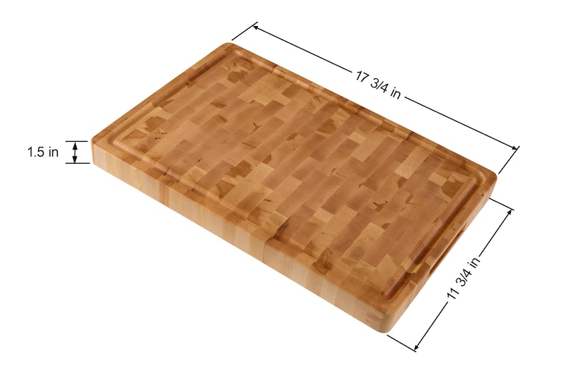Maple End-grain cutting board 1.5 x 11.75 x 17.75 bild 9