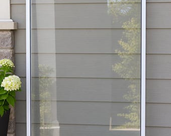 Tempered Glass Insert: Storm/Screen Door Replacement Fits 32x80, 34x80, 36x80 Doors