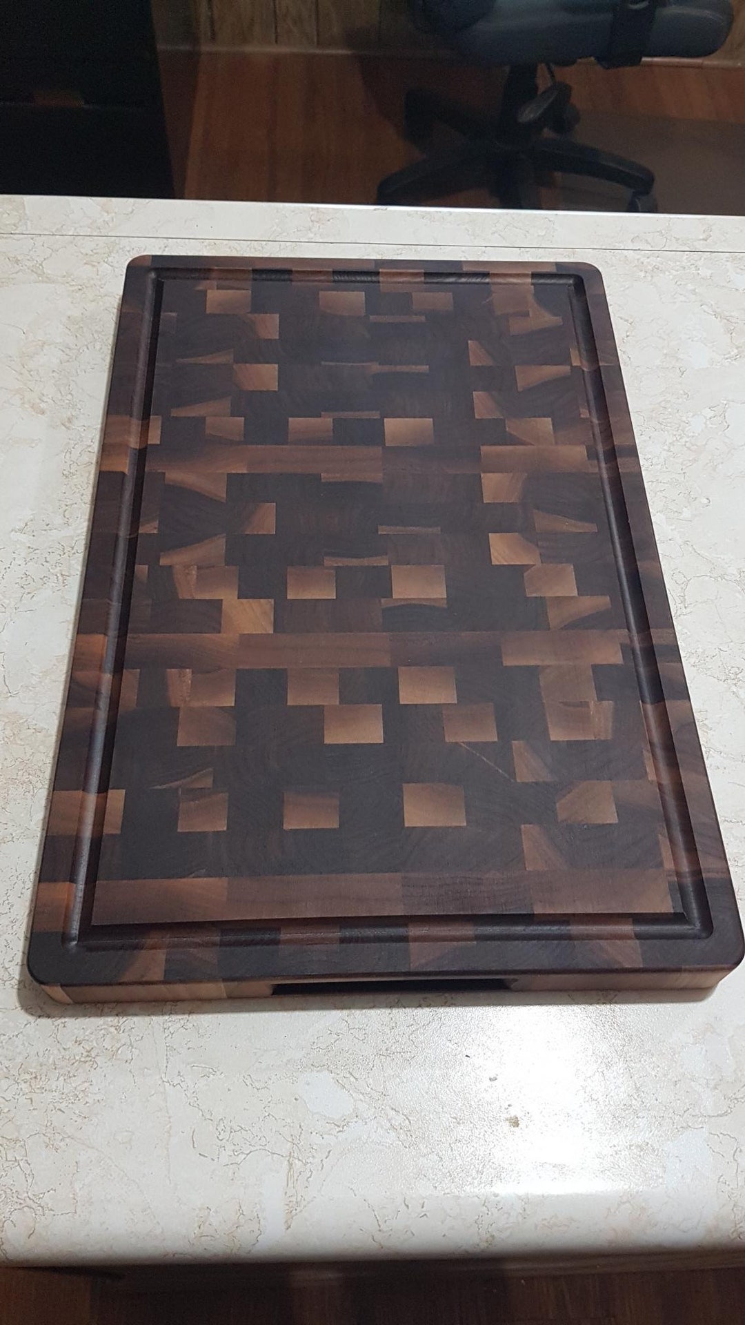 Walnut End-grain Cutting Board - Etsy