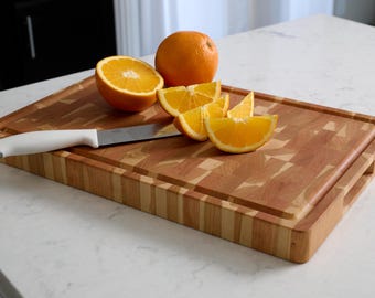 Cherry End-grain cutting board  1.5 x 11.75 x 17.75