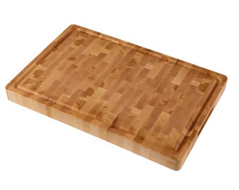 Large Maple End-grain cutting board 1.5 x 12 x 20