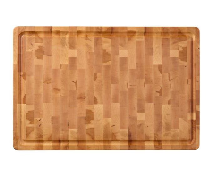 Large Maple End-grain cutting board 1.5 x 12 x 20