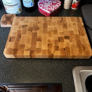 Maple End-grain cutting board 1.5 x 11.75 x 17.75 bild 12