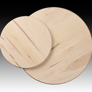 Solid Wormy Maple round laminated panels Tariff Free