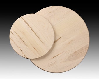 Solid Wormy Maple round laminated panels Tariff Free
