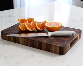 Small End Grain Walnut Cutting Board 1.5 x 9 x 14