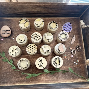 Themed Playdough Stamps