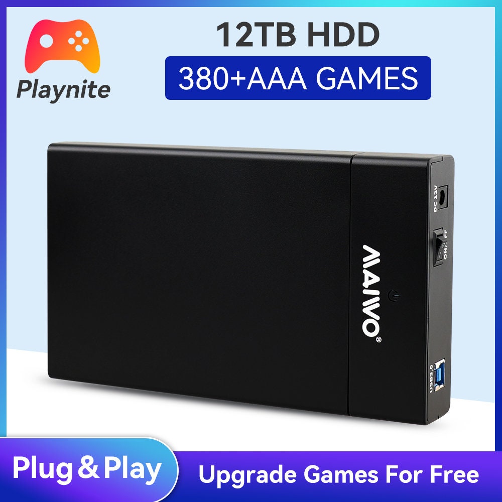 Playnite System-Console de jeu avec disque dur 5T, pour PC/ordinateur  portable, avec plus de