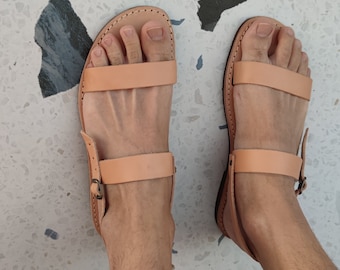 Leather Sandals Men, Greek Sandals Men, Gift for him, Summer Shoes for Men, Handmade Sandals, 100% Genuine Leather Sandals, Made in Greece