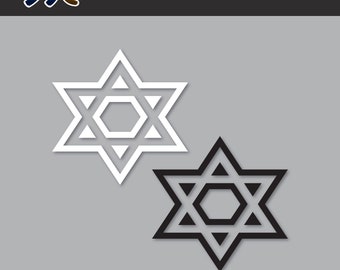 Israel Jewish Star of David Vinyl Decal Sticker