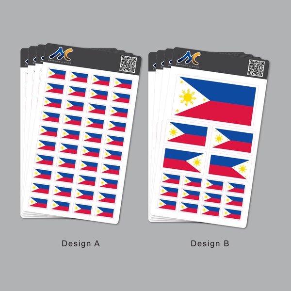 Philippines Flag Sticker Sheet