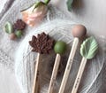 Maple Leaf Needle Stoppers – Fall Knitting Tools for 7mm Needles product logo
