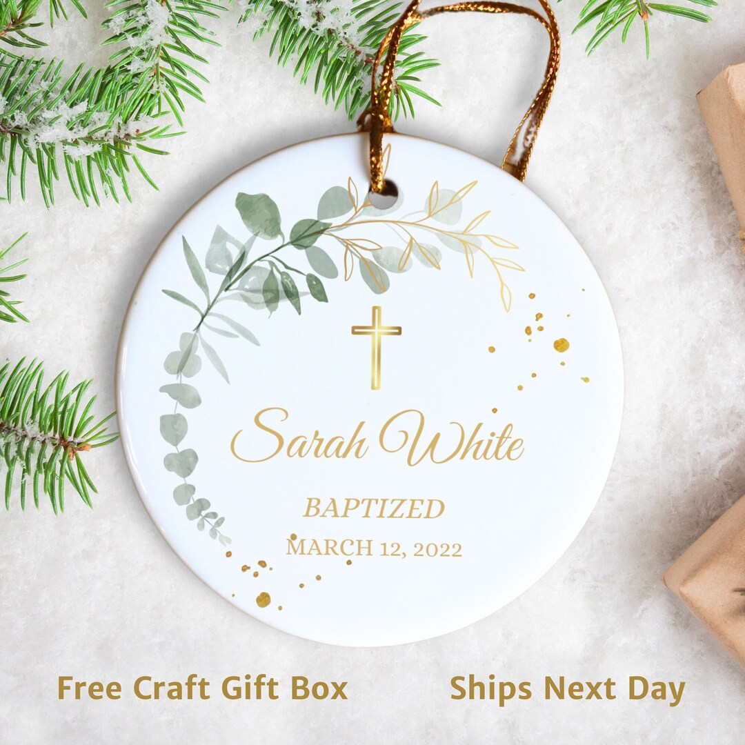 Custom Baptism Gift Boy Personalized Baptism Favors Girl Etsy