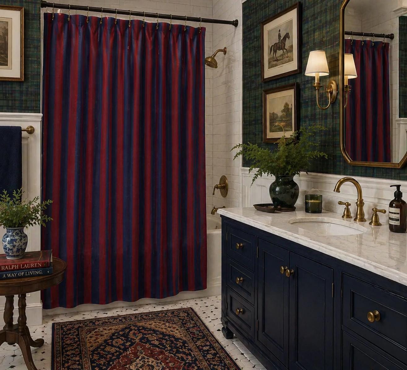 Ralph Lauren Inspired Curtains - Etsy