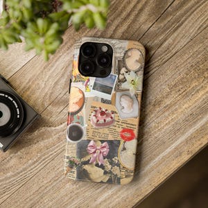 Bonita funda para teléfono con collage de fotos de coqueta, para niñas, regalo para amigas, 13, 14, 15 y 16