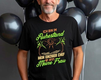 Ruhestand Geschenk Mann Rentner Ehemann Opa Abschied Rente T-Shirt