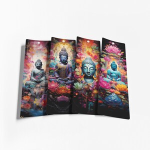20 Buddha Bookmark Designs, Printable Bookmarks, Zen Bookmarks ...