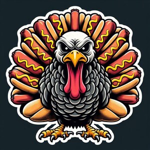Glizzy Gobbler Sticker - Hot Dog Sticker - Funny Sticker